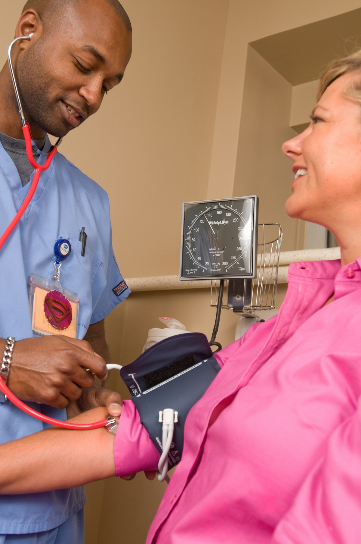 Doctor consultation and patient checkup at a modern clinic