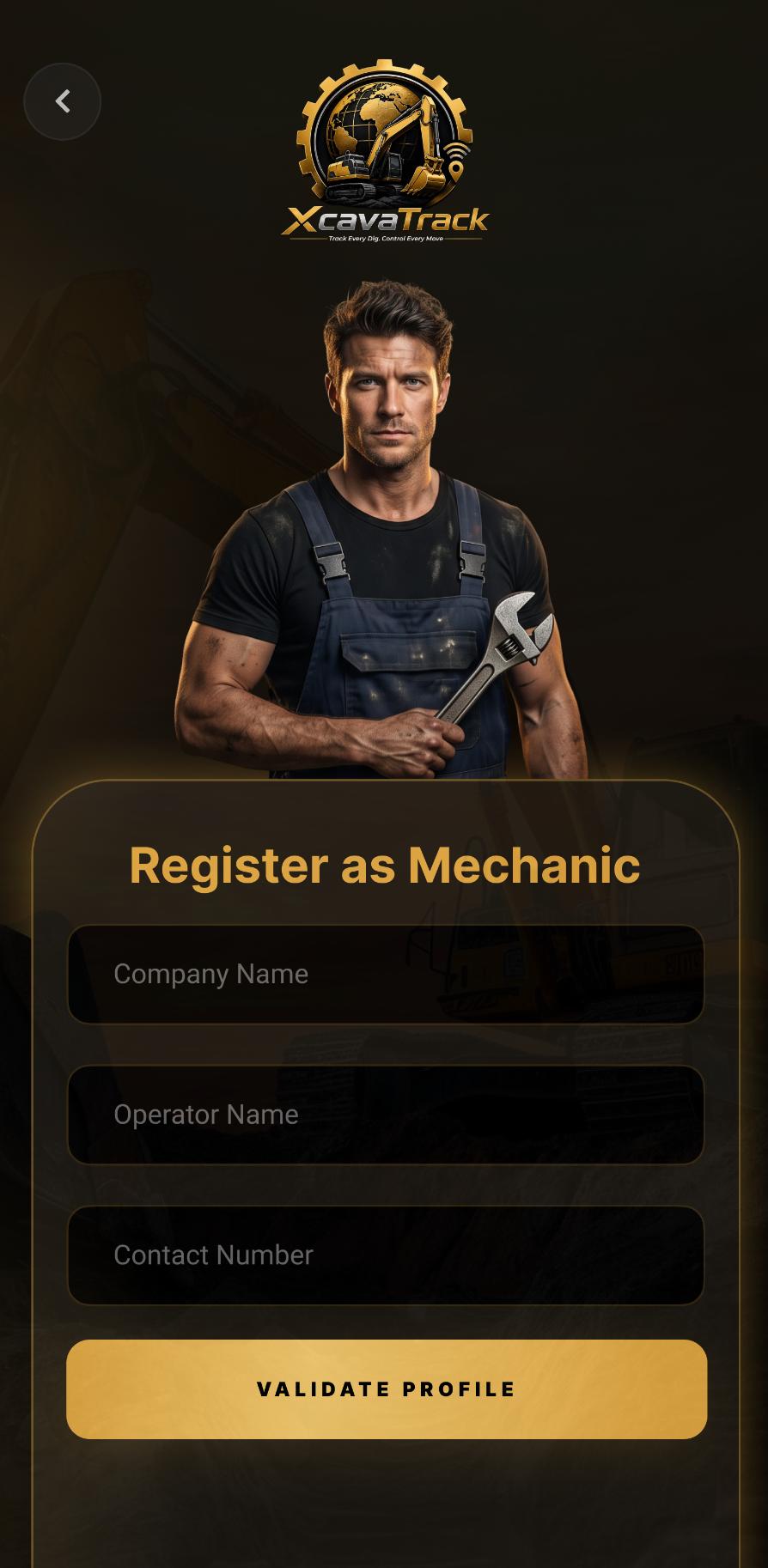 Mechanic service workflow in XcavaTracker